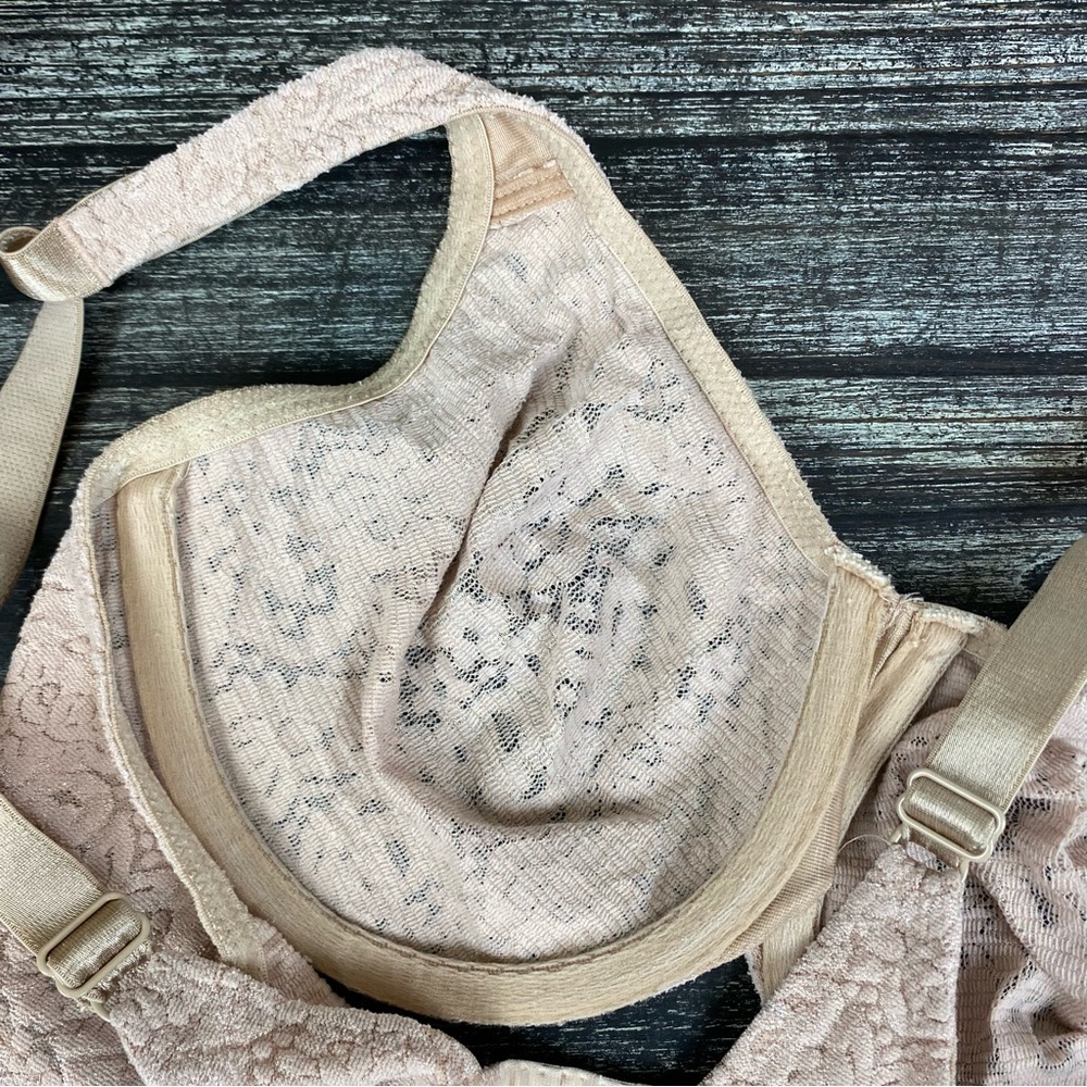 Wacoal Nude Halo Lace Unlined Underwire Bra D Gem
